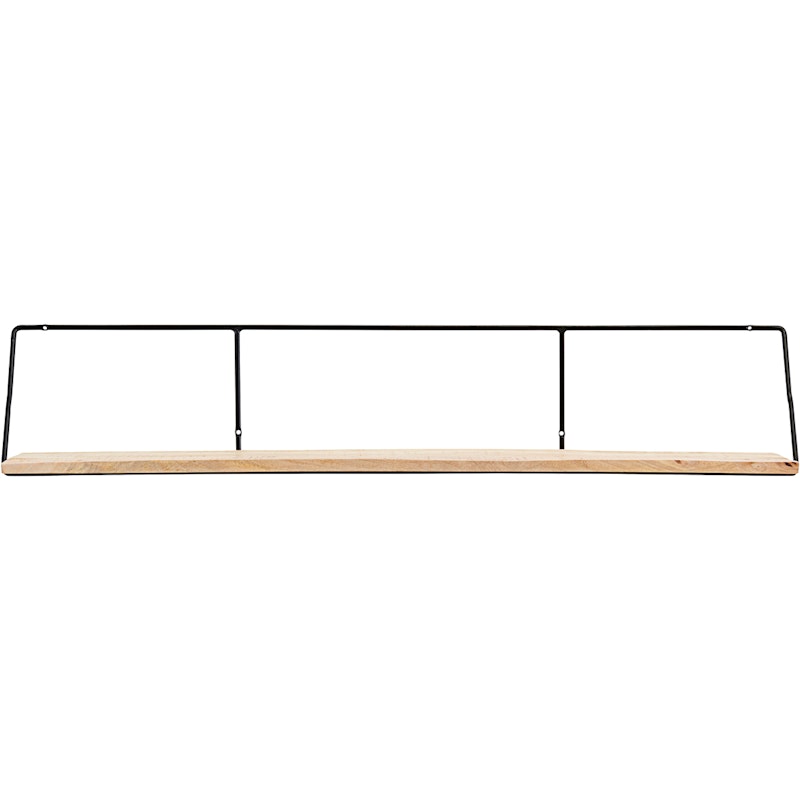 Wired Shelf 130 cm, Light Wood