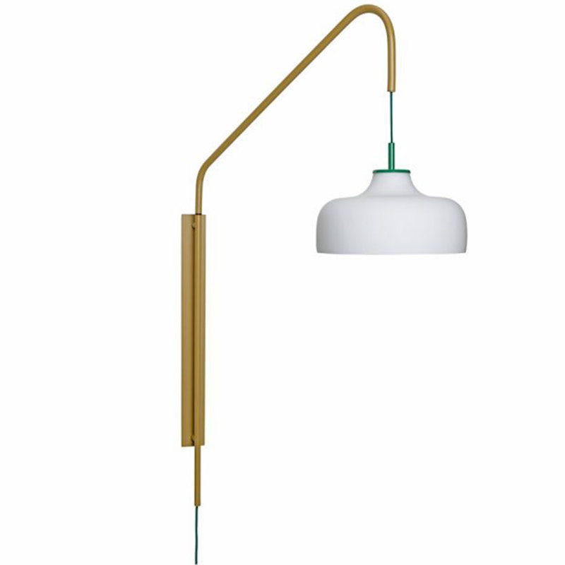 Current Wall Light, Green/Khaki