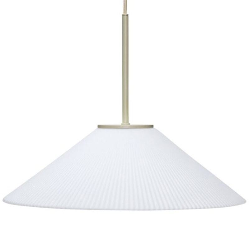 Solid Pendant Lamp Ø44 cm, White/Sand