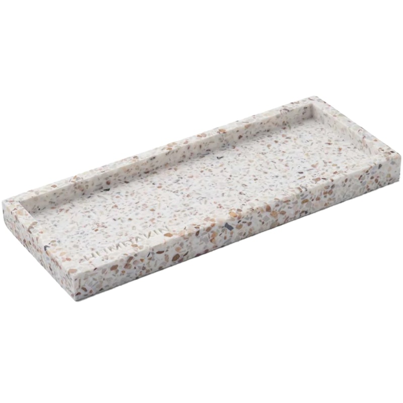 Terrazzo Tray 25 cm, White