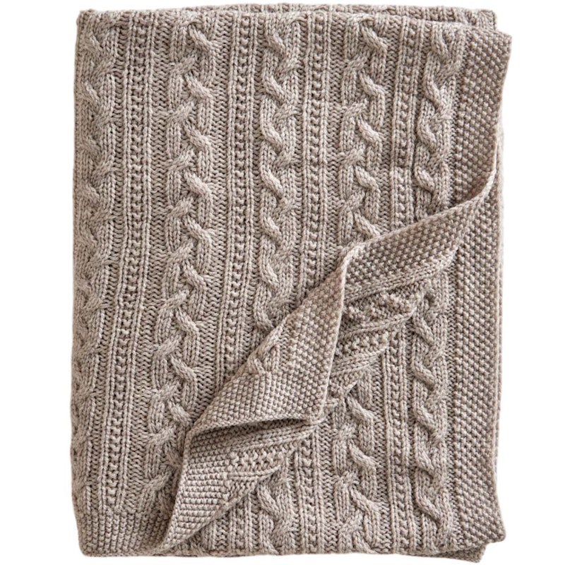 Baby Blanket 80x100 cm Merino Wool, Oatmeal