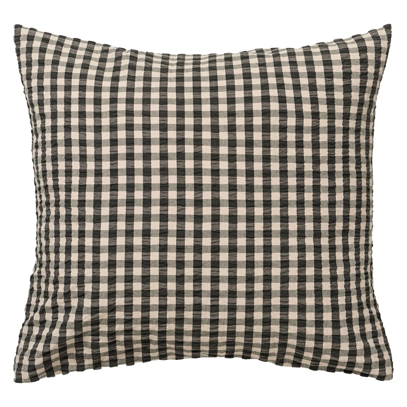 Bæk & Bølge Pillowcase 60x63 cm, Black / Sand