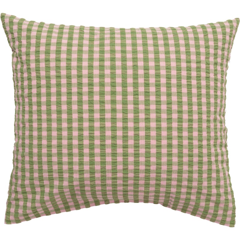 Bæk & Bølge Pillowcase 50x60 cm, Green/Pale Pink