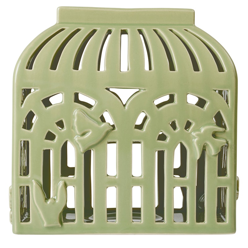 Orangery Candle Holder H16 cm, Spring Leaf