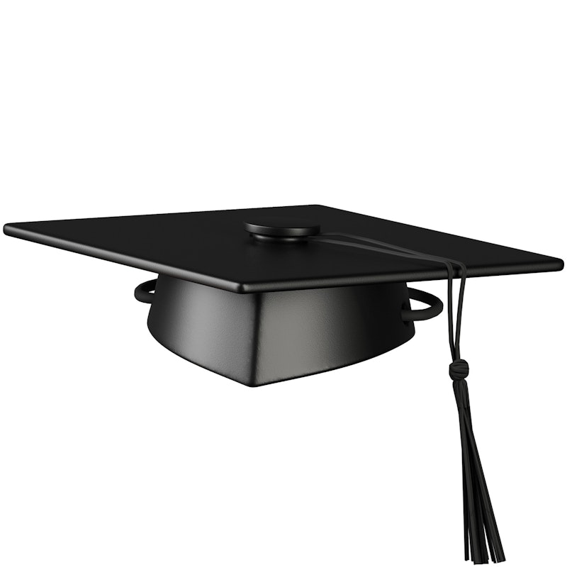 Graduation Cap, Black