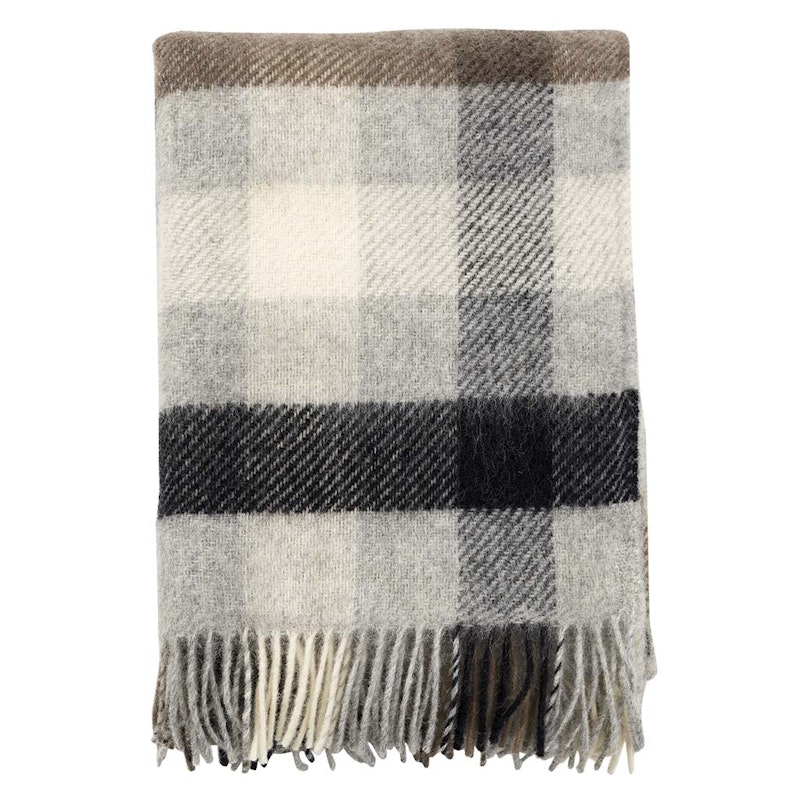 Gotland Plaid 130x200 cm, Grey/Multi