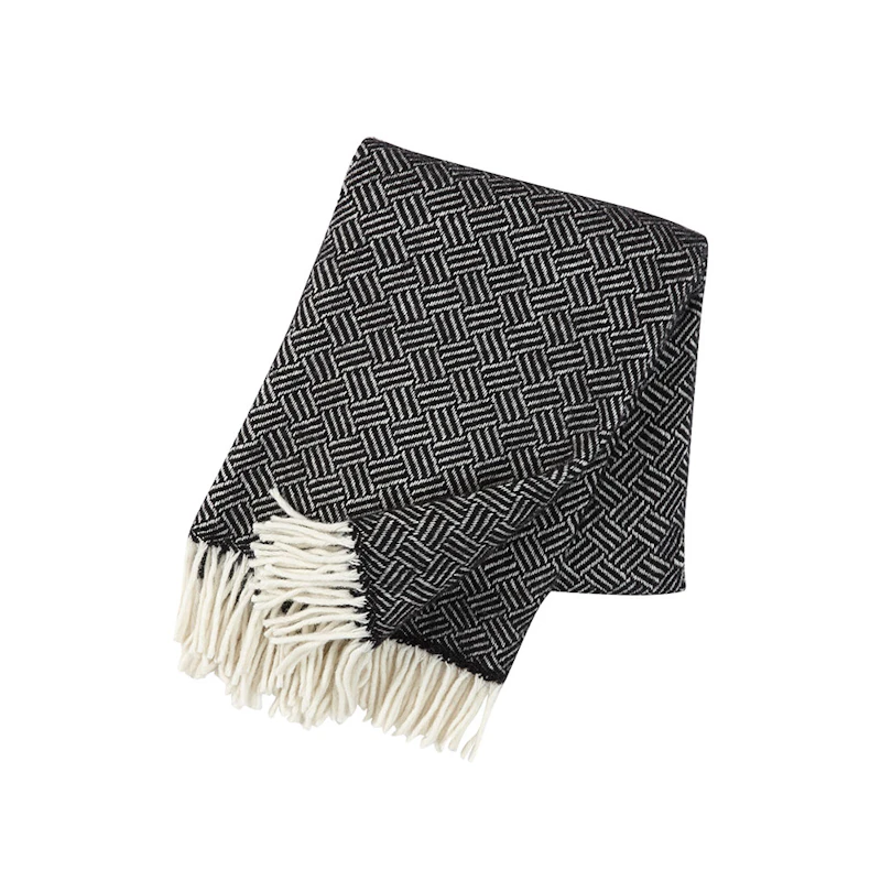 Samba Plaid 130x200 cm, Black