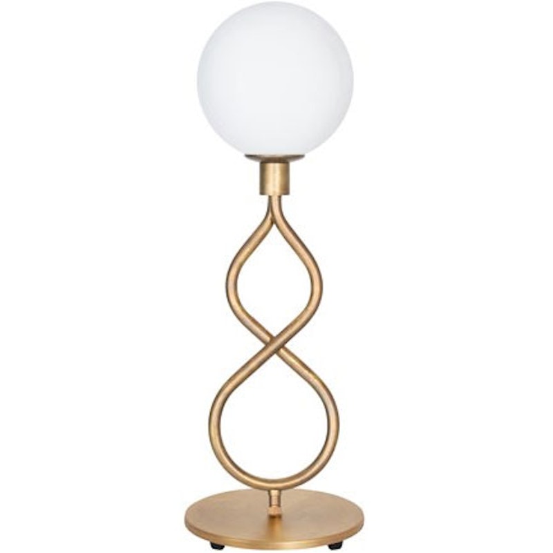 Eld Table Lamp, Raw Brass