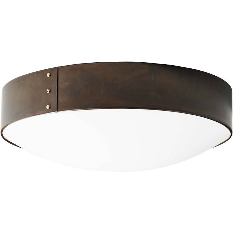 Svep Flush Ceiling Light 55 cm, Iron Oxide