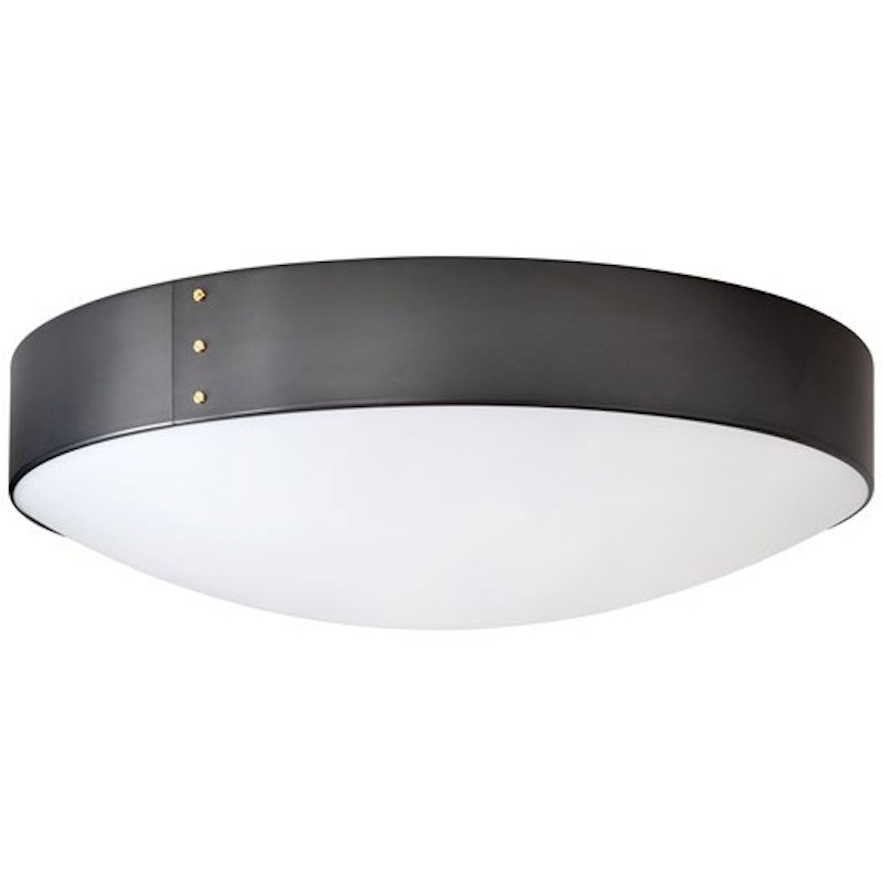 Svep Flush Ceiling Light 55 cm, Black Oxide