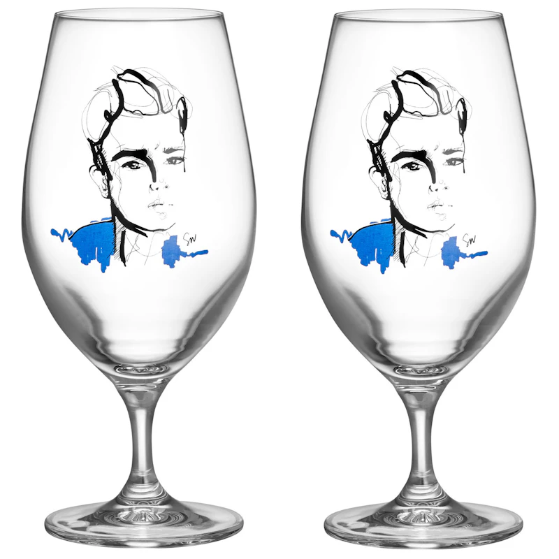 All About You Beer Glass 40 cl 2-pack, Celebrate Him