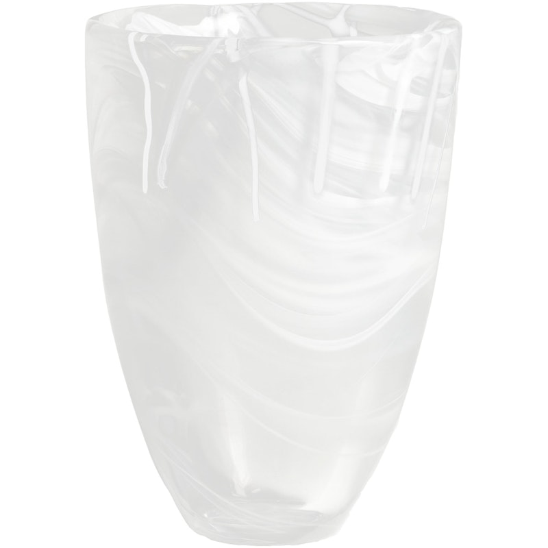 Contrast Vase 20 cm, White