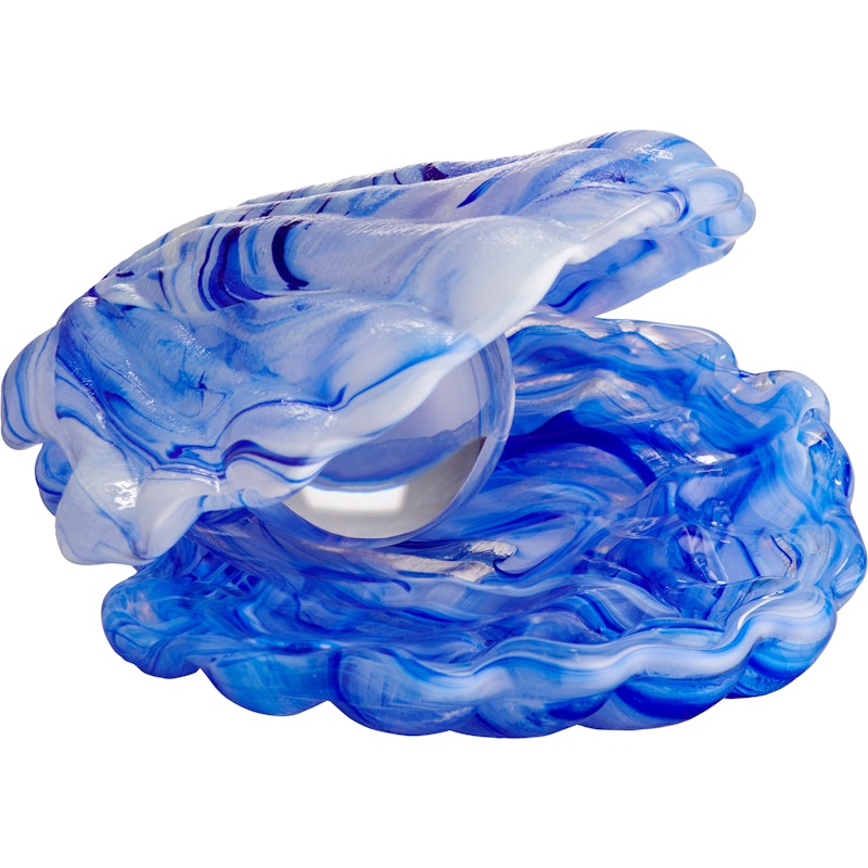 Mother of Pearl Art Glass, Blue