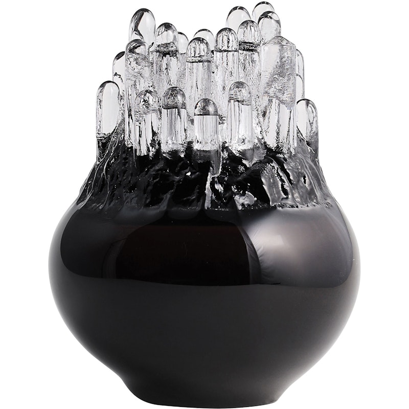 Polar Candle Holder Medium 20 cm, Black