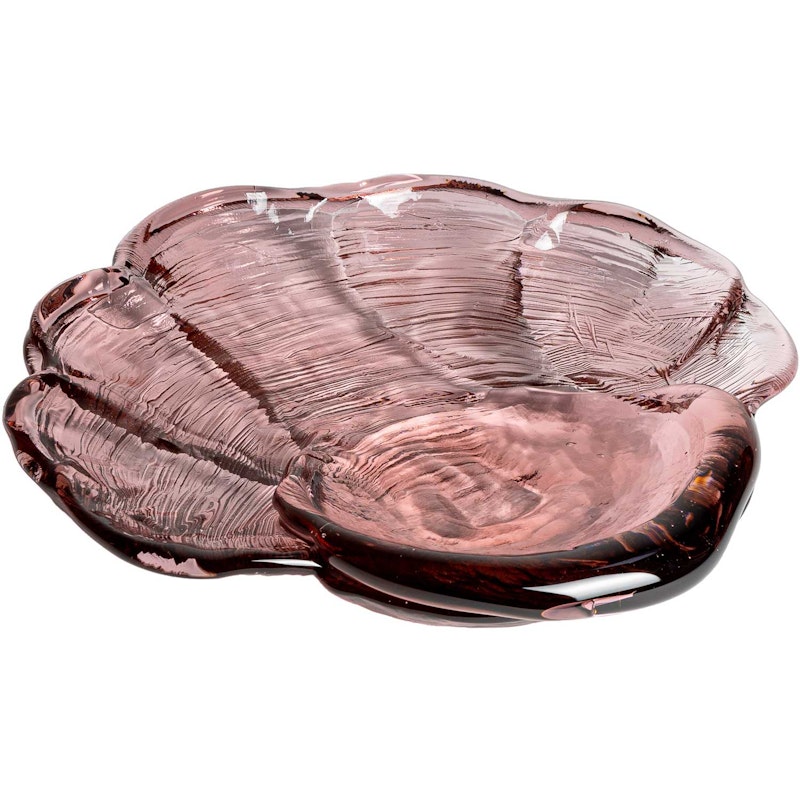 Venus Clam Art Glass, Pink