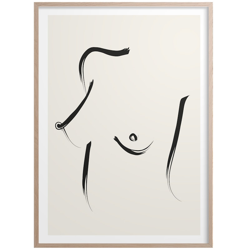 Breast No 2 Poster 30x40 cm