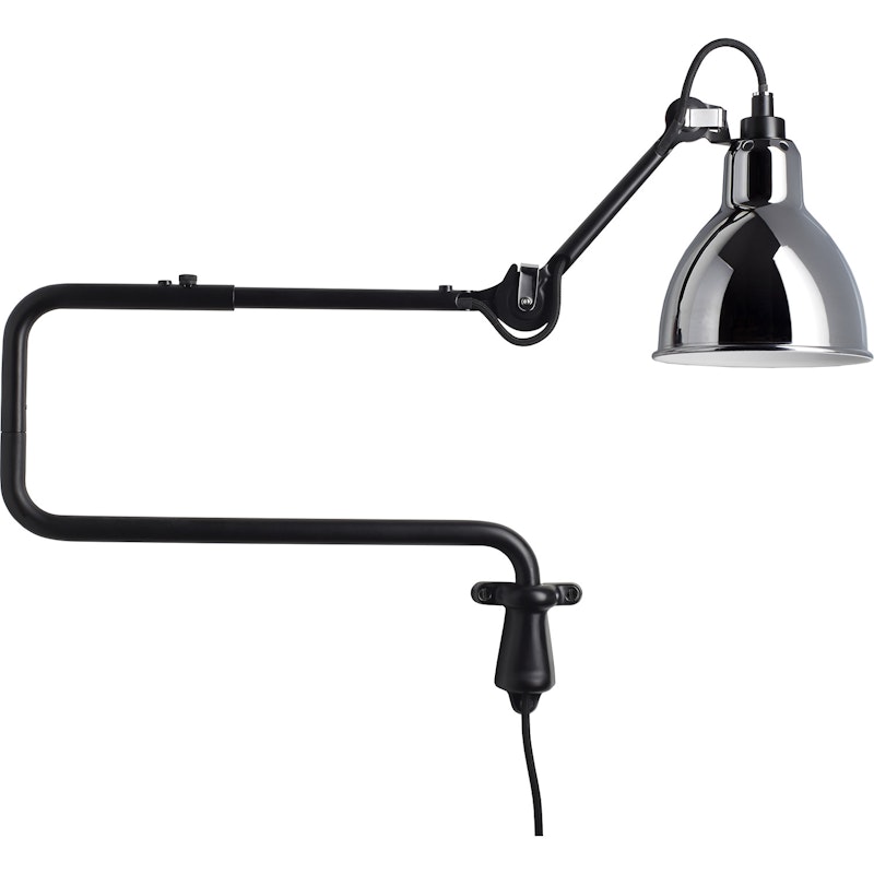 La Lampe Gras N°303 Wall Lamp, Black / Chrome