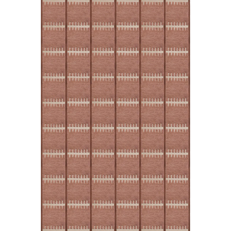 Lilly Wool Rug 180x270 cm, Rust