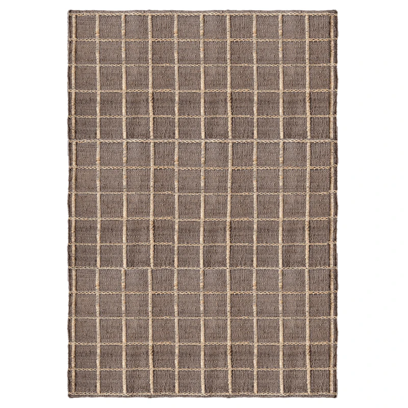 Strata Jute Rug 140x200 cm, Brown