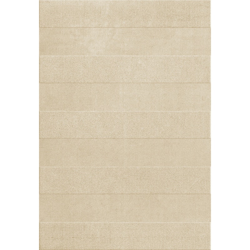 Stripe Wool Rug 180x270 cm, Almond