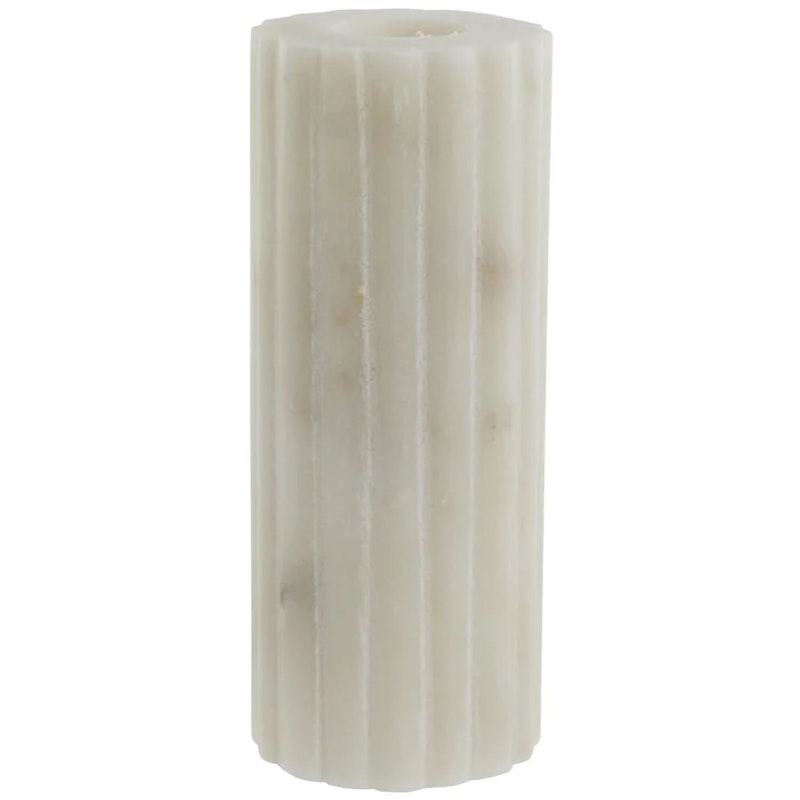 Eliana Candle Holder Marble White 12.5 cm