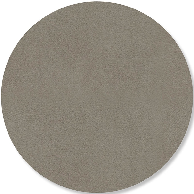 Circle Glass Coaster Nupo 10 cm, Flint Grey