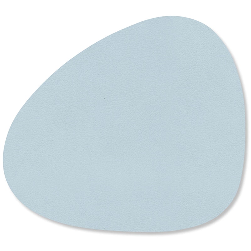 Curve Glass Coaster Nupo 11x13 cm, Soft Sky