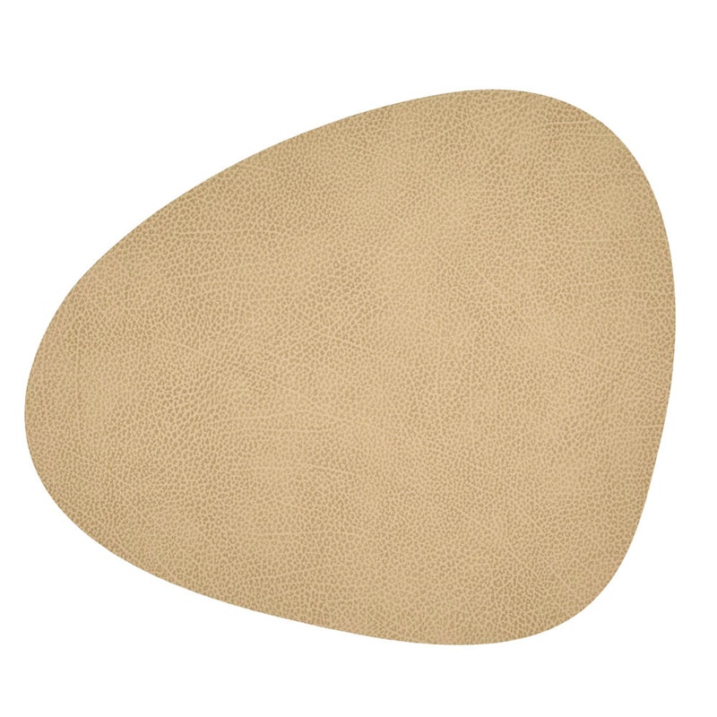 Curve L Table Mat Hippo 37x44 cm, Sand