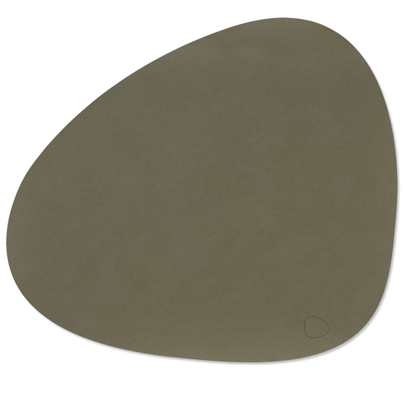 Curve L Table Mat Nupo 37x44 cm, Army Green