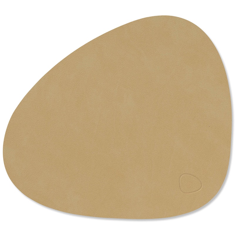 Curve S Table Mat Nupo 24x28 cm, Khaki