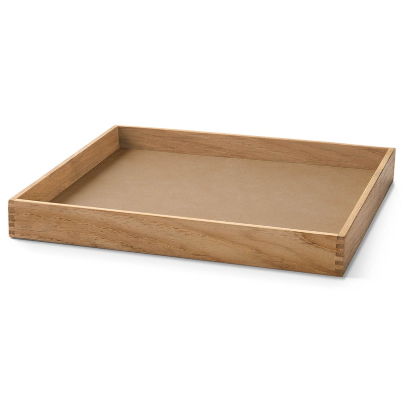 Even Teak Tray Small, Nougat