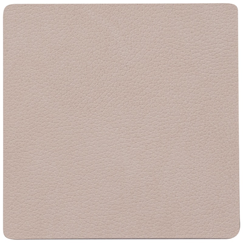 Square Coaster Nupo 10x10 cm, Clay Brown