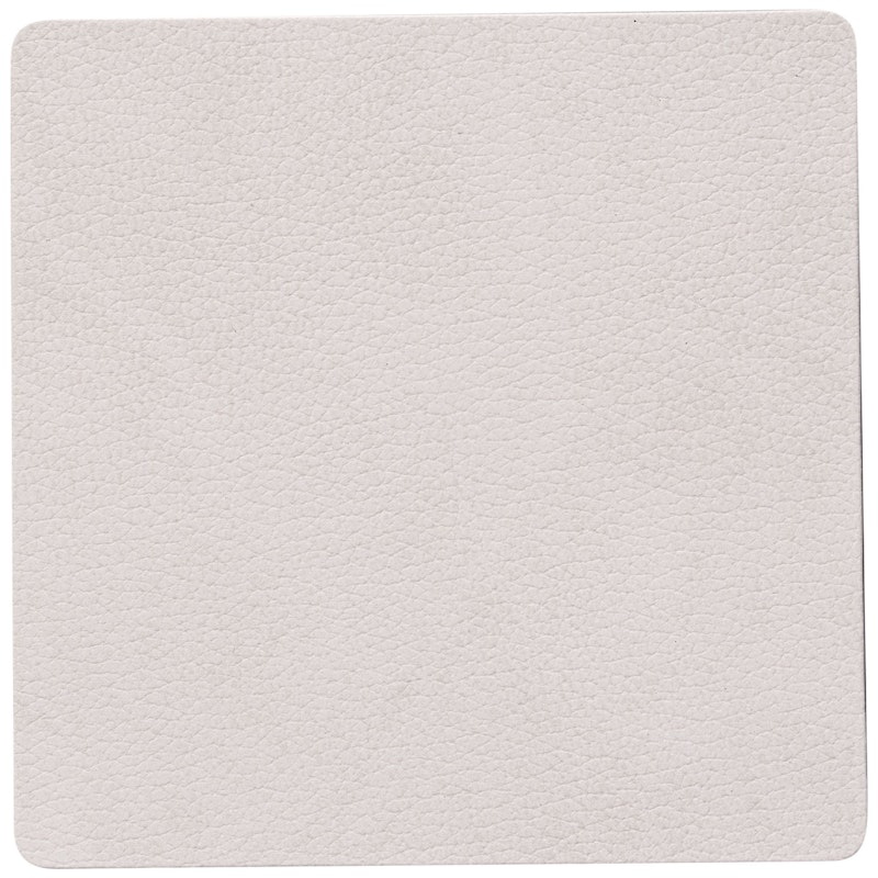 Square Coaster Nupo 10x10 cm, Oyster White