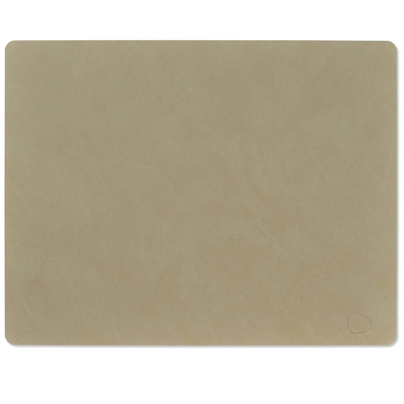 Square L Table Mat Nupo 35x45 cm, Clay Brown