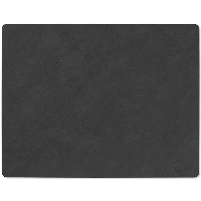 Square L Table Mat Nupo 35x45 cm, Black