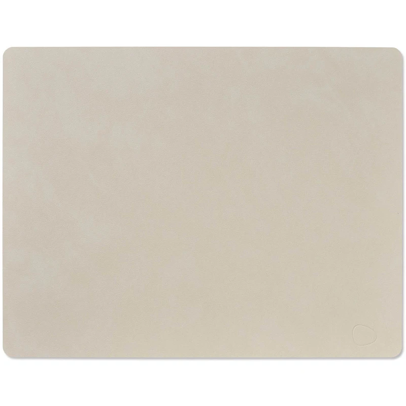 Square L Table Mat Nupo 35x45 cm, Oyster White