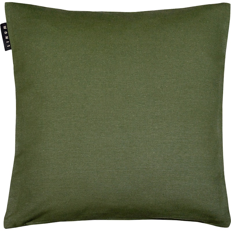 Annabelle Cushion Cover 40x40 cm, Dark Olive Green