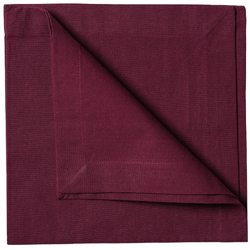 Robert Cloth Napkin 45x45 cm 4-pack, Burgundy