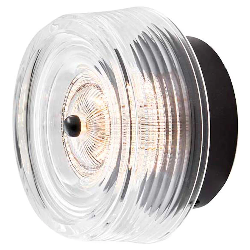 Glow Wall Lamp Ø16 cm, Black