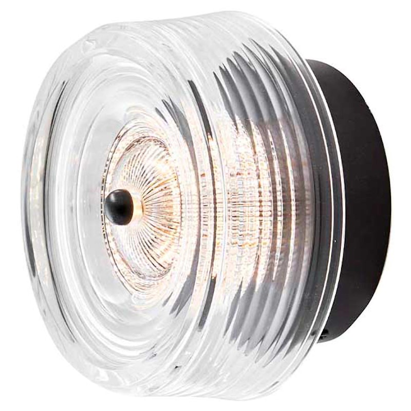 Glow Wall Lamp Ø16 cm, Black