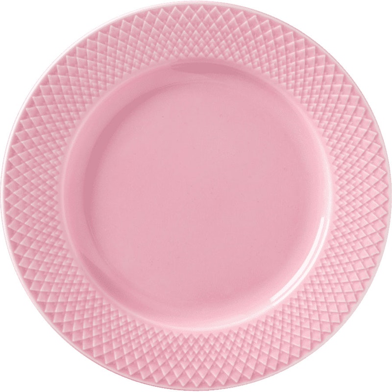 Rhombe Color Plate Ø21 cm, Pink