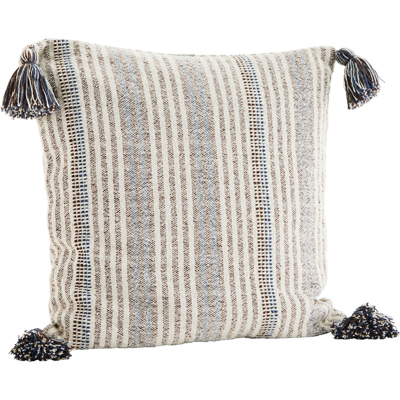Cushion Cover Recycled Cotton 50x50 cm, Striped