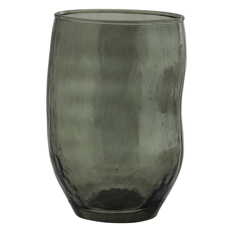 Hammered Drinking Glass 30 cl, Dark Green