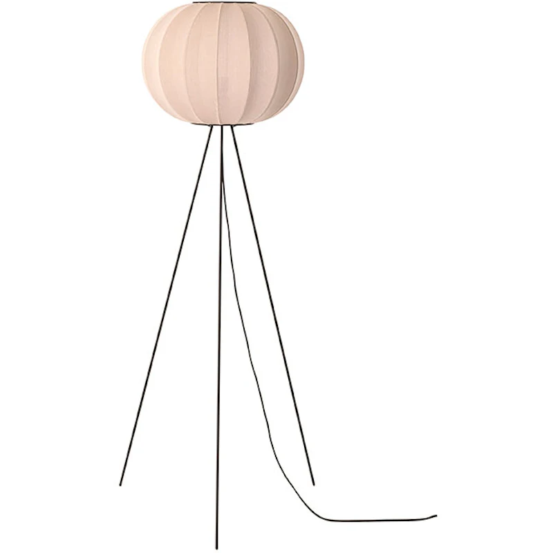 Knit-Wit Floor Lamp High Round 45 cm, Sand Stone