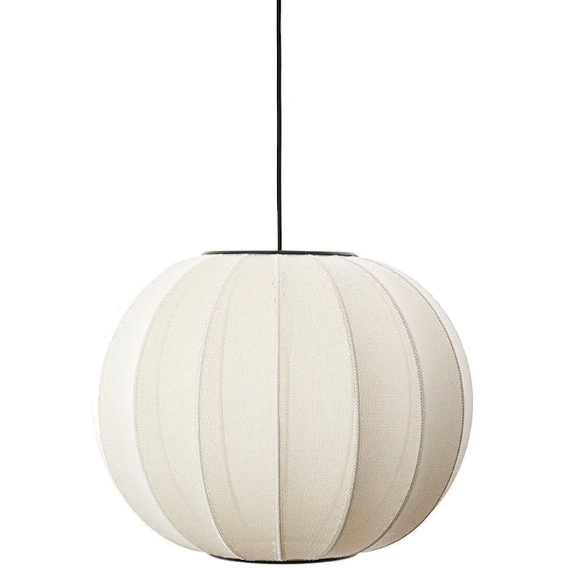 Knit-Wit Pendant Round 60 cm, Pearl White