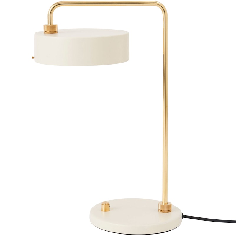 Petite Machine Table Lamp, Oyster White