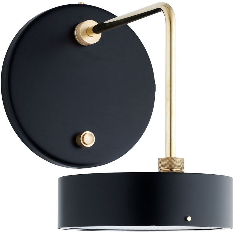 Petite Machine Wall Lamp, Deep Black