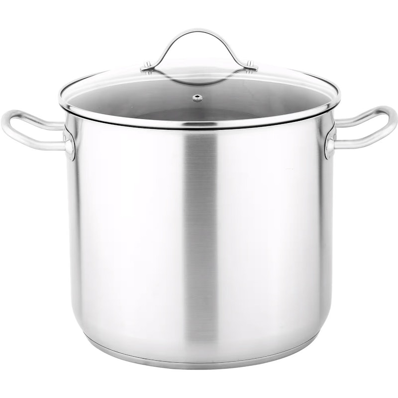 Pot With Glass Lid 15 L