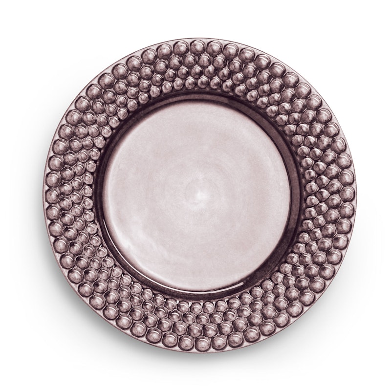 Bubbles Plate 28 cm, Plum