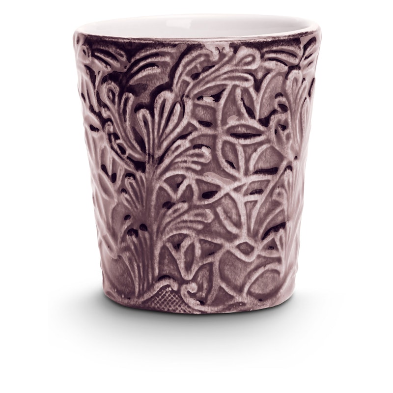 Lace Mug 30 cl, Plum